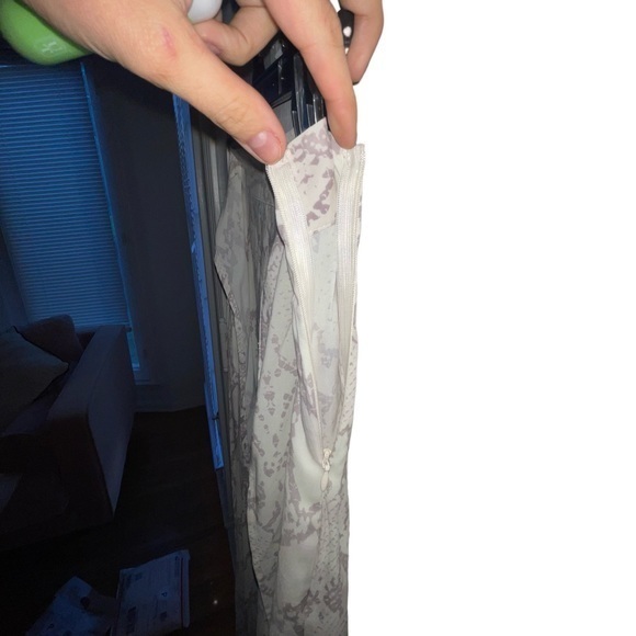 Olivaceous Sateen Maxi Skirt in Snakeskin Pattern Size S - Picture 7 of 8